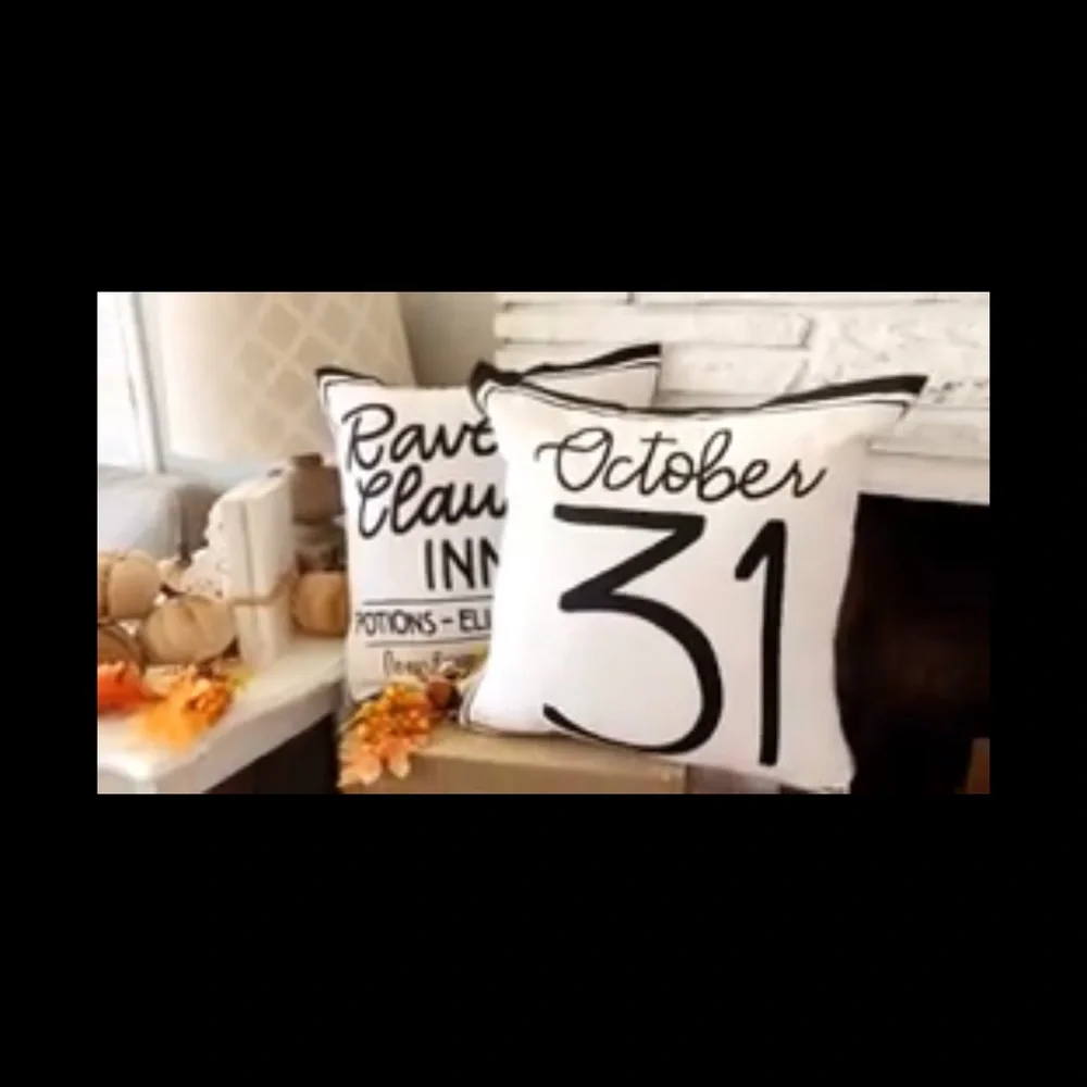 Set 6 Target Halloween bar towels Blogger favorite